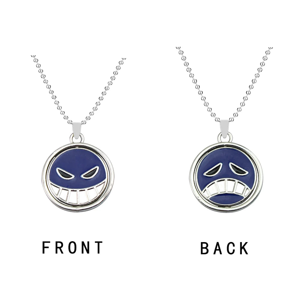 One Piece Necklace Portgas D Ace Keychain