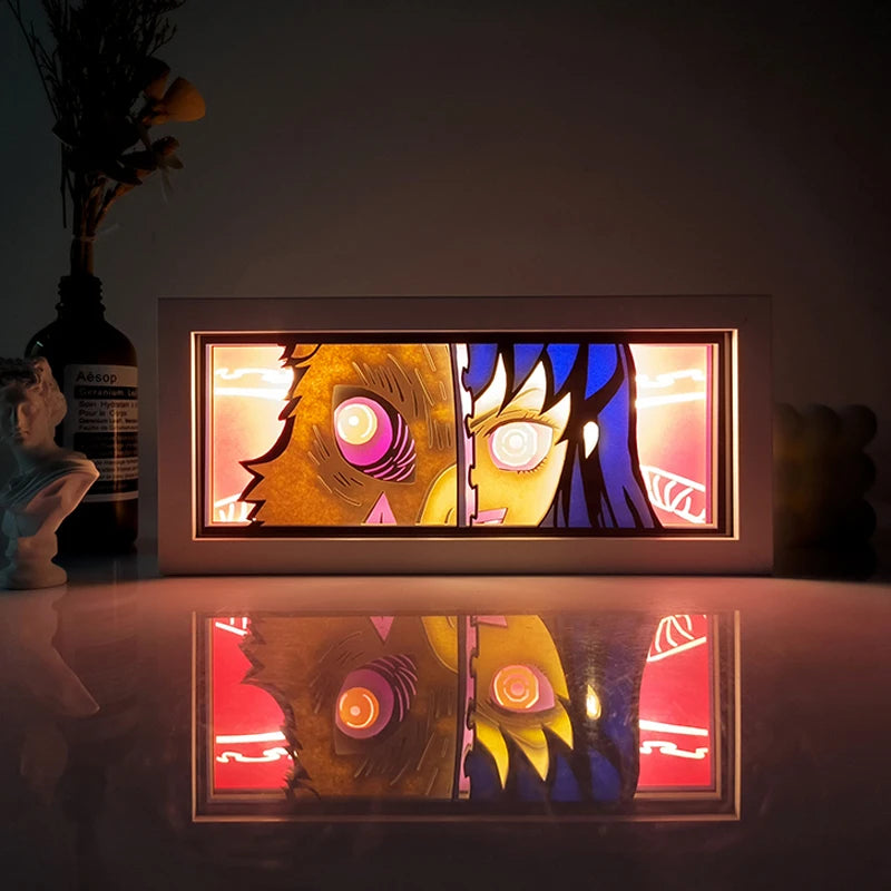 Anime One Piece Shadow Box Light Decoration