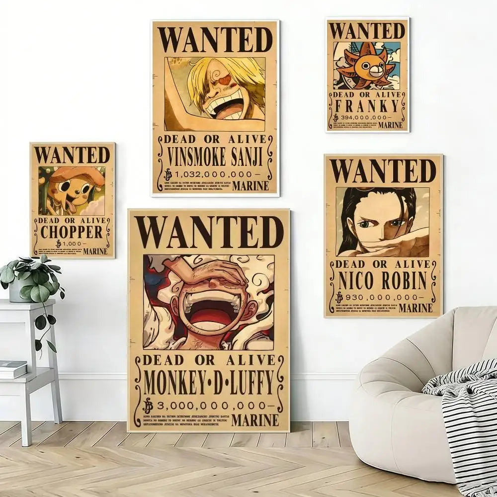 One Piece Wanted Posters