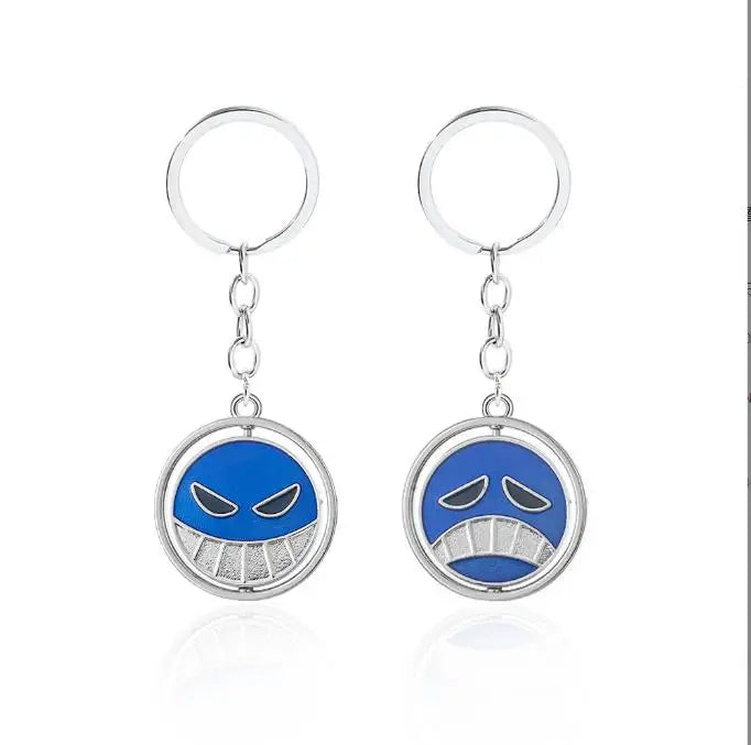 One Piece Necklace Portgas D Ace Keychain