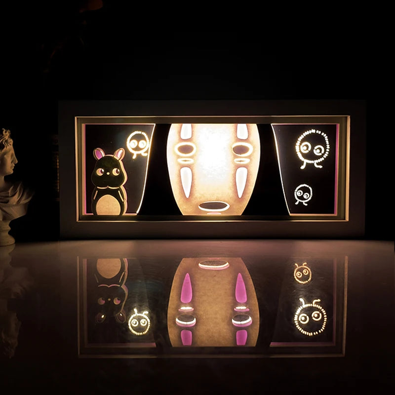 Anime One Piece Shadow Box Light Decoration
