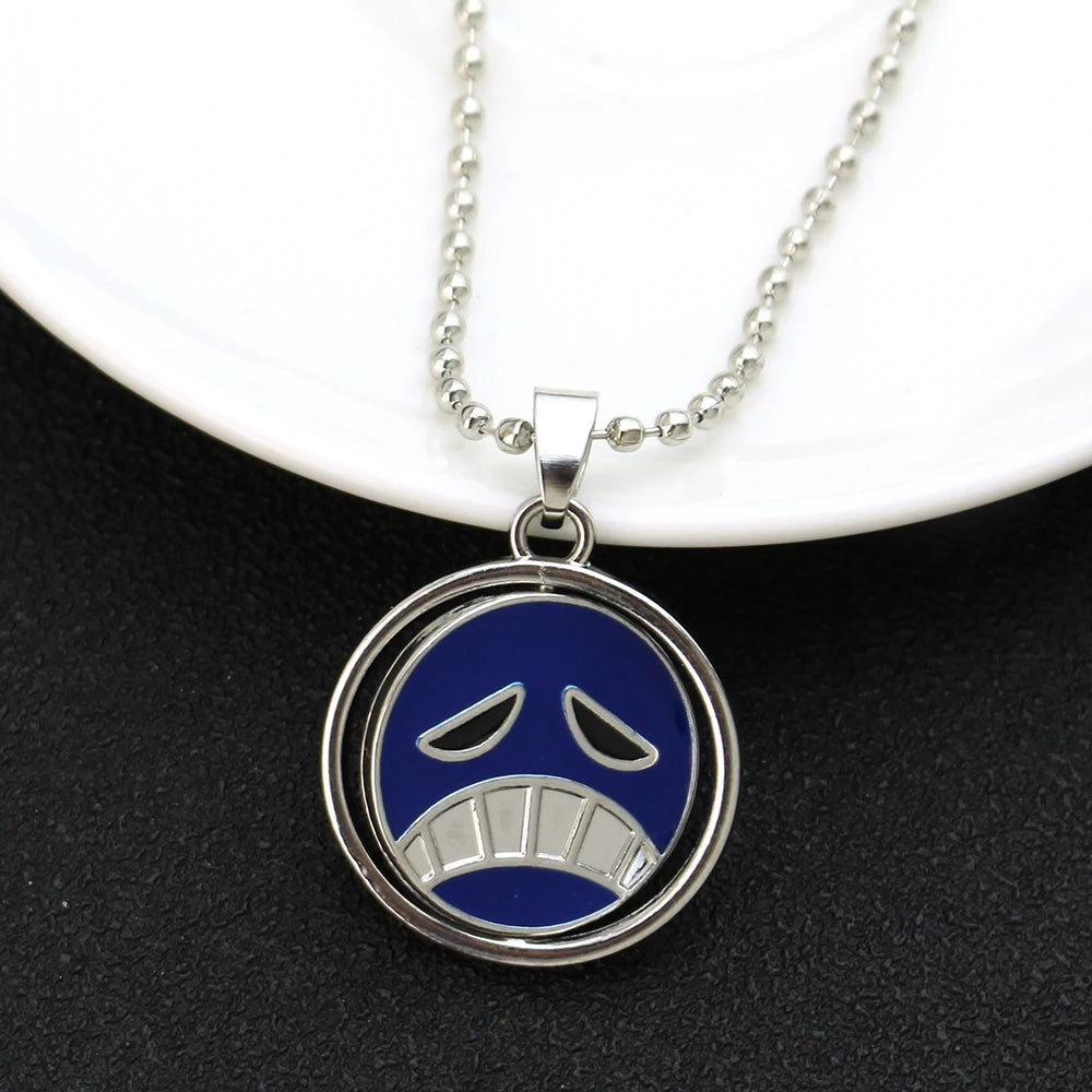 One Piece Necklace Portgas D Ace Keychain