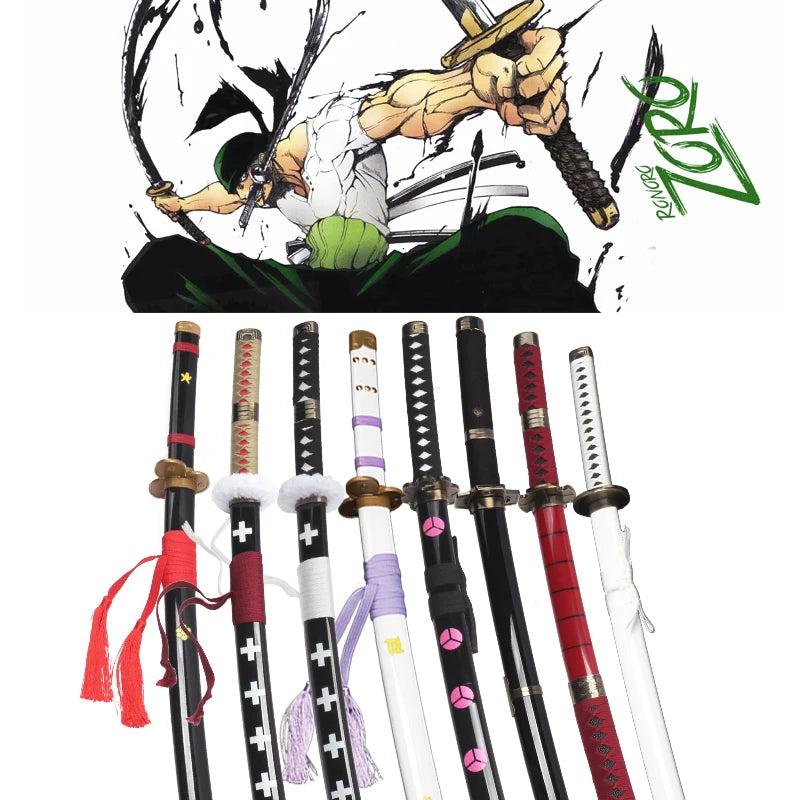 80cm Zoro Bamboo Katana Sword