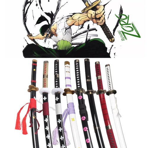 80cm Zoro Bamboo Katana Sword