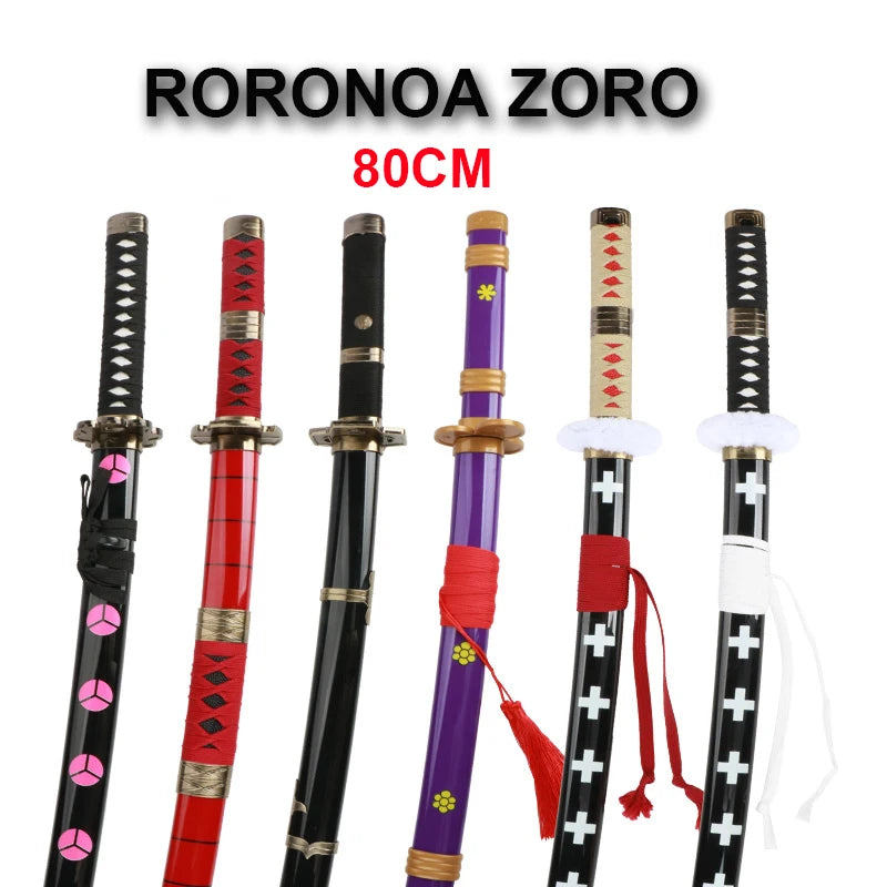 80cm Zoro Bamboo Katana Sword