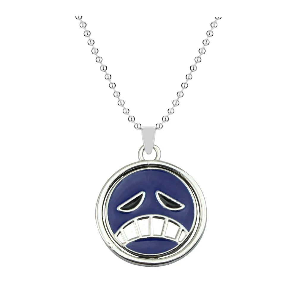 One Piece Necklace Portgas D Ace Keychain