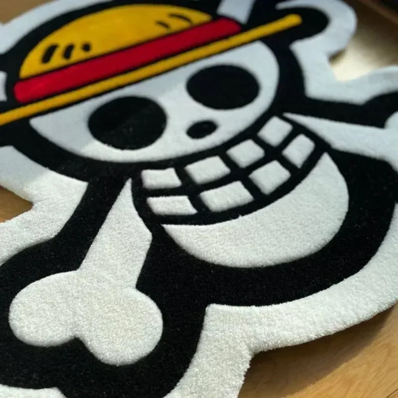Luffy Straw Hat Flag Carpet
