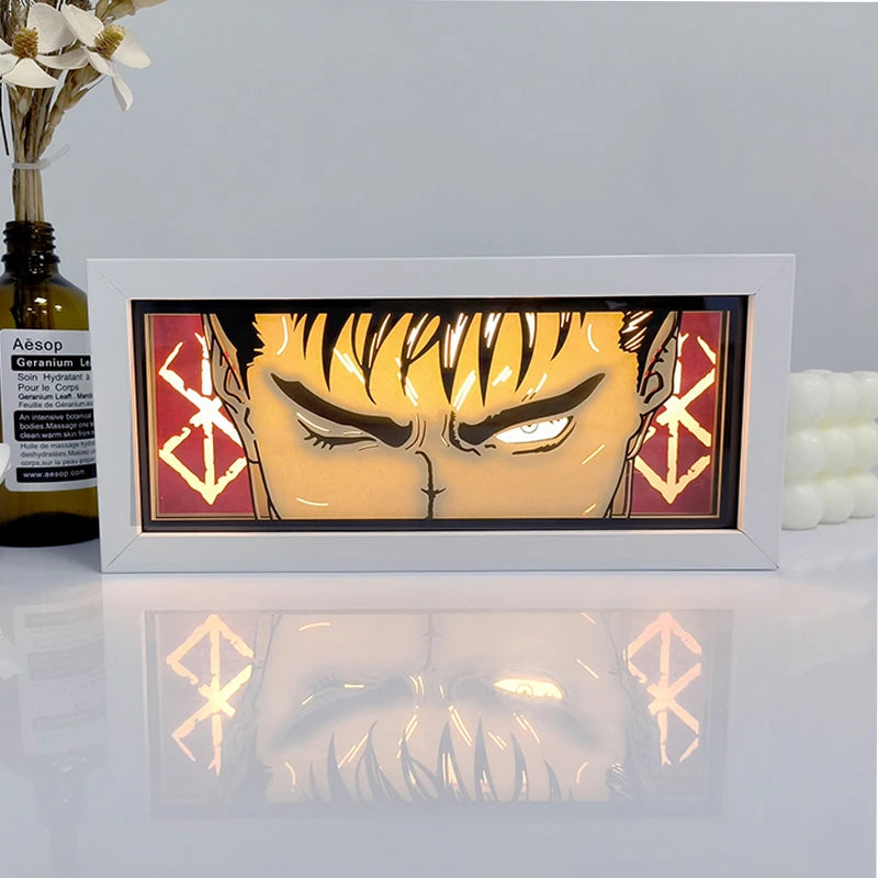 Anime One Piece Shadow Box Light Decoration